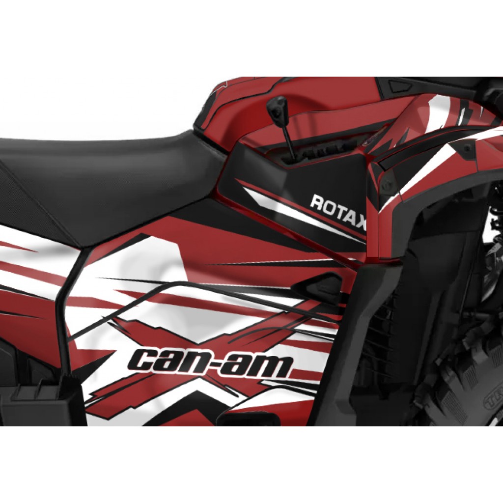 CAN-AM OUTLANDER G3 850 - 1000R -- 2025 GRAPHIC SET - DECAL KIT