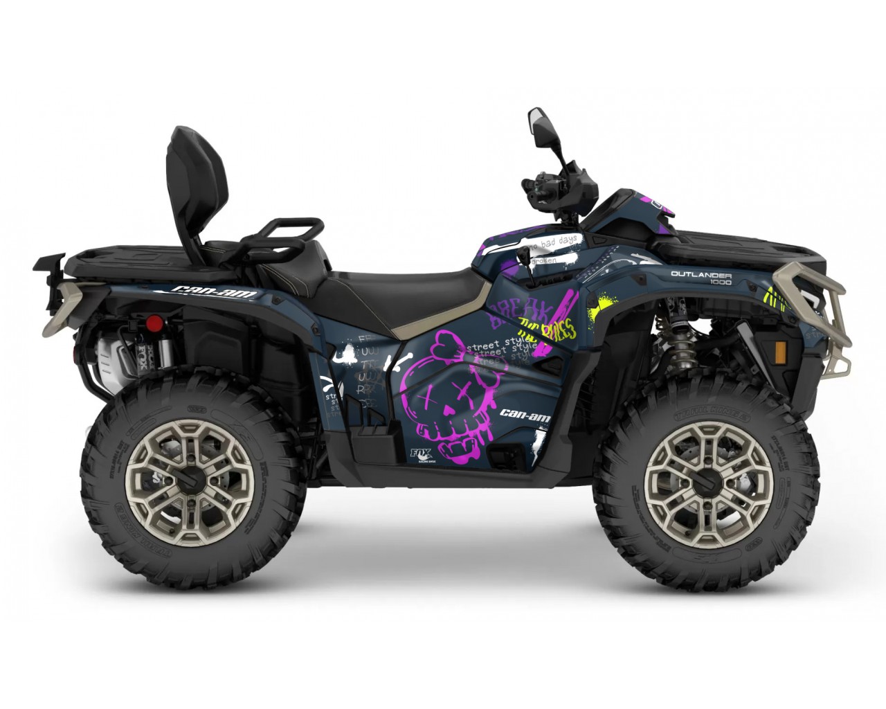 CAN-AM OUTLANDER G3 850 - 1000R -- 2025 GRAPHIC SET - DECAL KIT