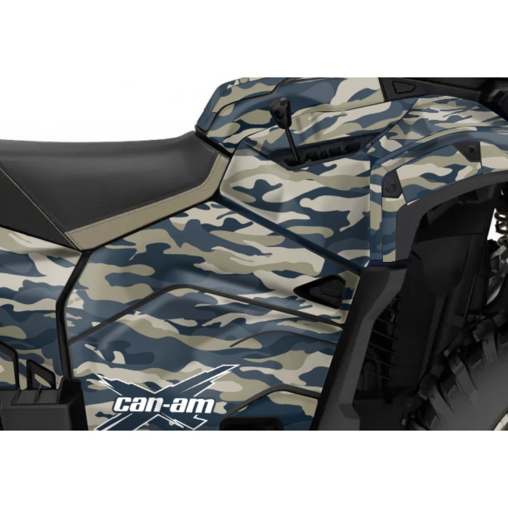 CAN-AM OUTLANDER G3 850 - 1000R -- 2025 GRAPHIC SET - DECAL KIT