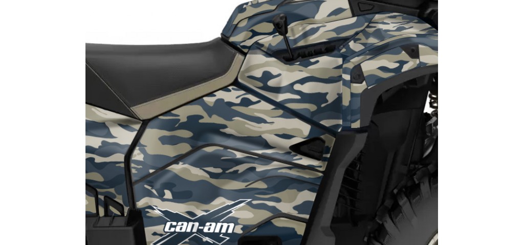 CAN-AM OUTLANDER G3 850 - 1000R -- 2025 GRAPHIC SET - DECAL KIT