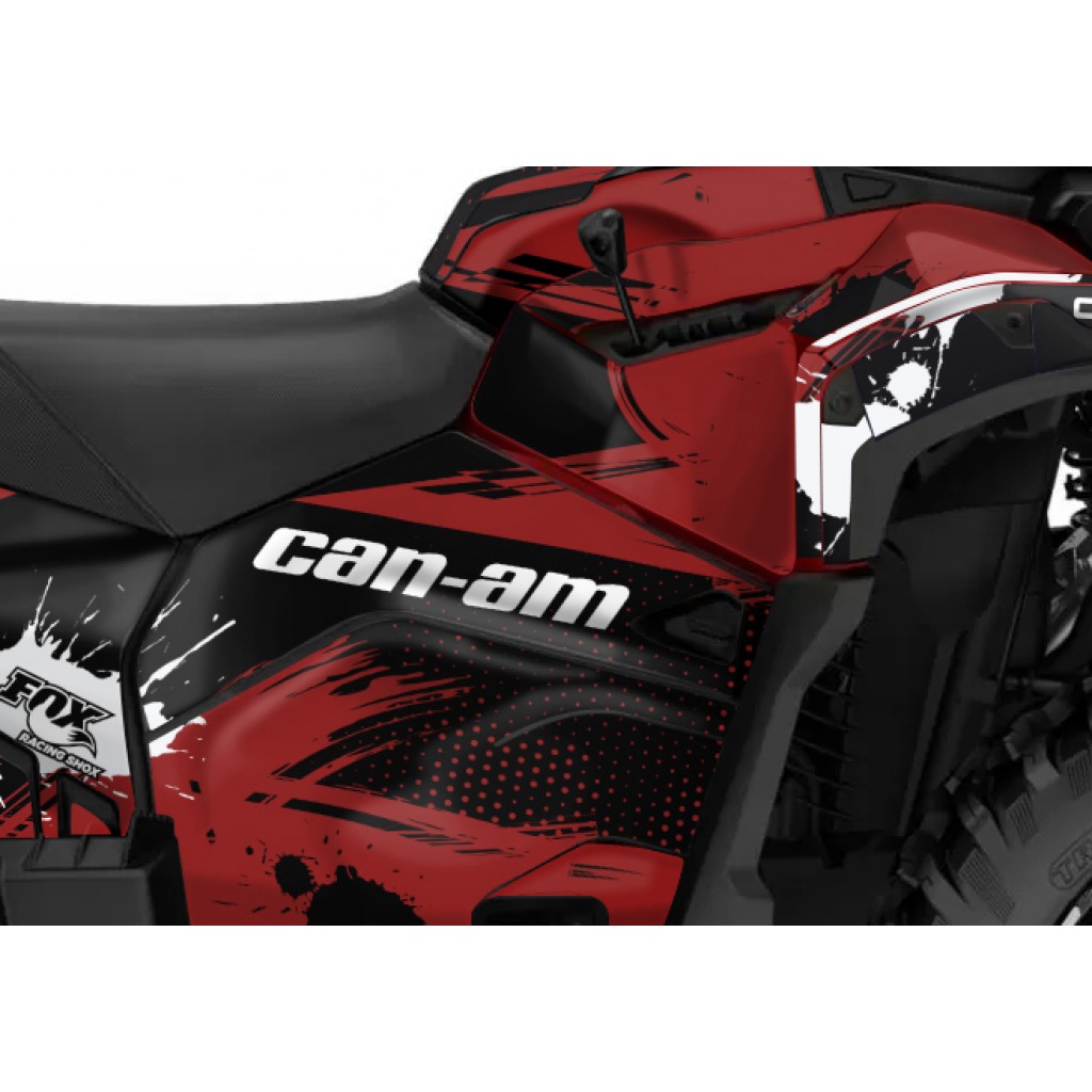 CAN-AM OUTLANDER G3 850 - 1000R -- 2025 GRAPHIC SET - DECAL KIT