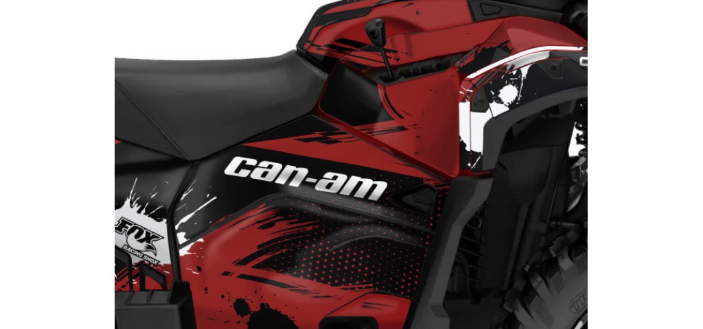 CAN-AM OUTLANDER G3 850 - 1000R -- 2025 GRAPHIC SET - DECAL KIT