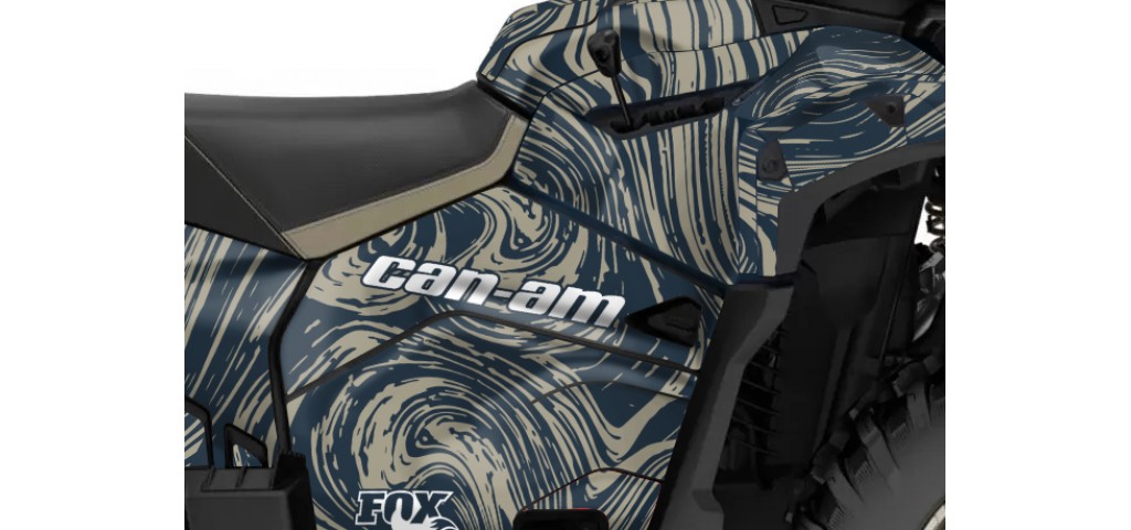 CAN-AM OUTLANDER G3 850 - 1000R -- 2025 GRAPHIC SET - DECAL KIT