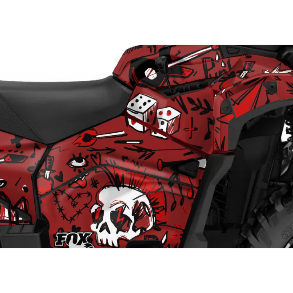 CAN-AM OUTLANDER G3 850 - 1000R -- 2025 GRAPHIC SET - DECAL KIT