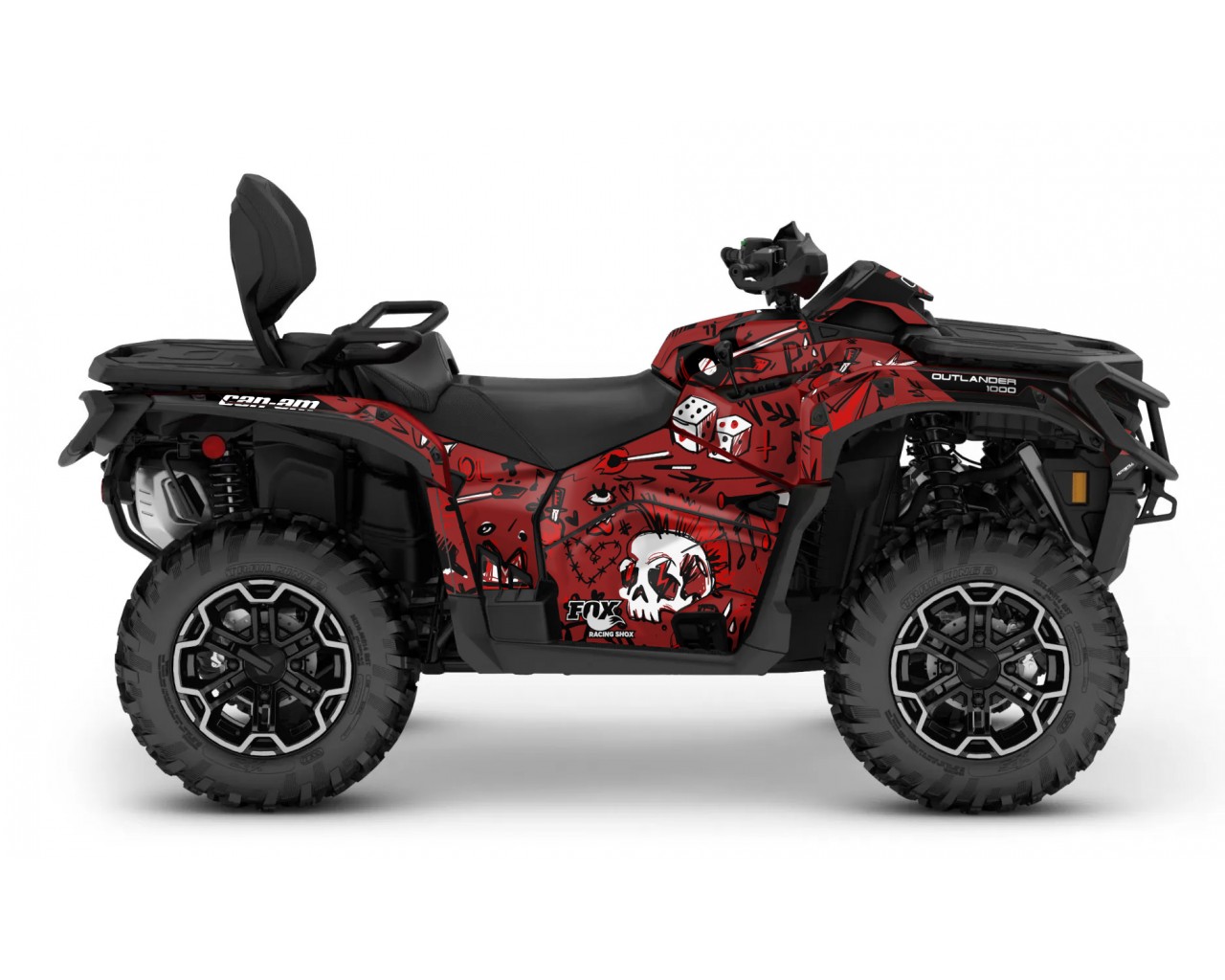CAN-AM OUTLANDER G3 850 - 1000R -- 2025 GRAPHIC SET - DECAL KIT