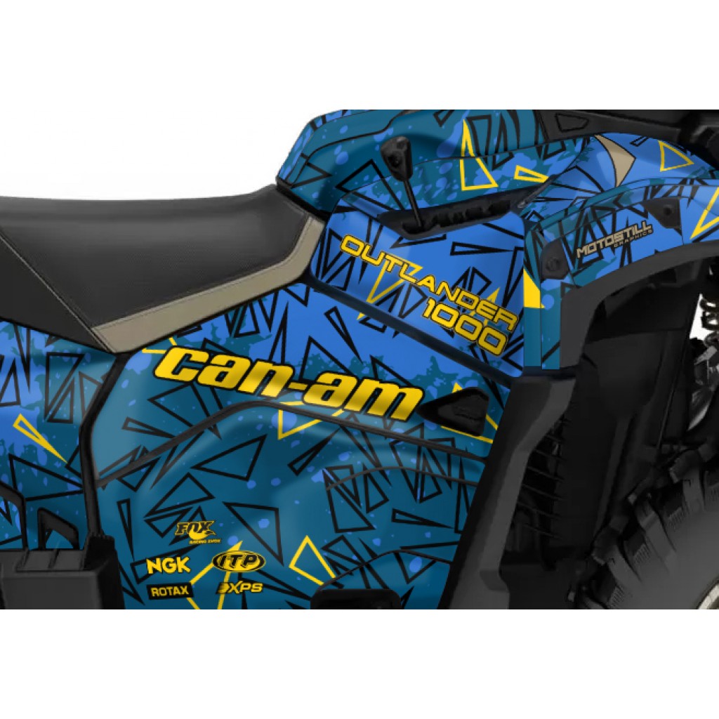 CAN-AM OUTLANDER G3 850 - 1000R -- 2025 GRAPHIC SET - DECAL KIT