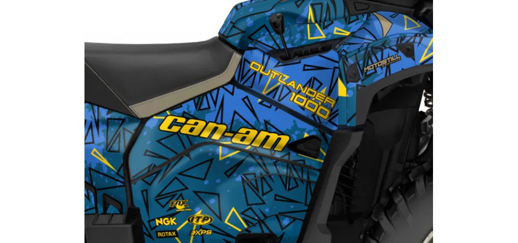 CAN-AM OUTLANDER G3 850 - 1000R -- 2025 GRAPHIC SET - DECAL KIT