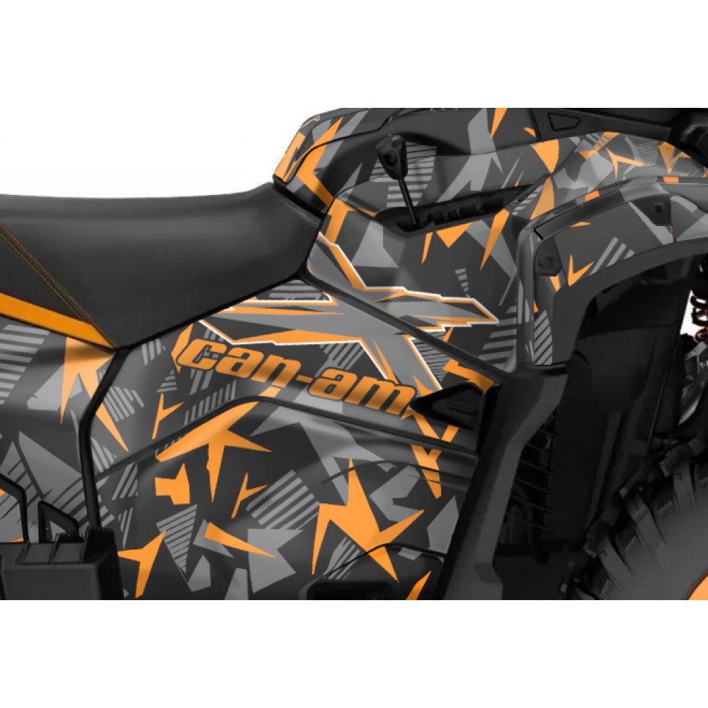 CAN-AM OUTLANDER G3 850 - 1000R -- 2025 GRAPHIC SET - DECAL KIT