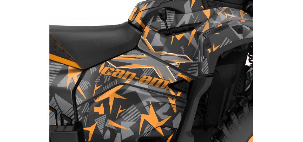 CAN-AM OUTLANDER G3 850 - 1000R -- 2025 GRAPHIC SET - DECAL KIT