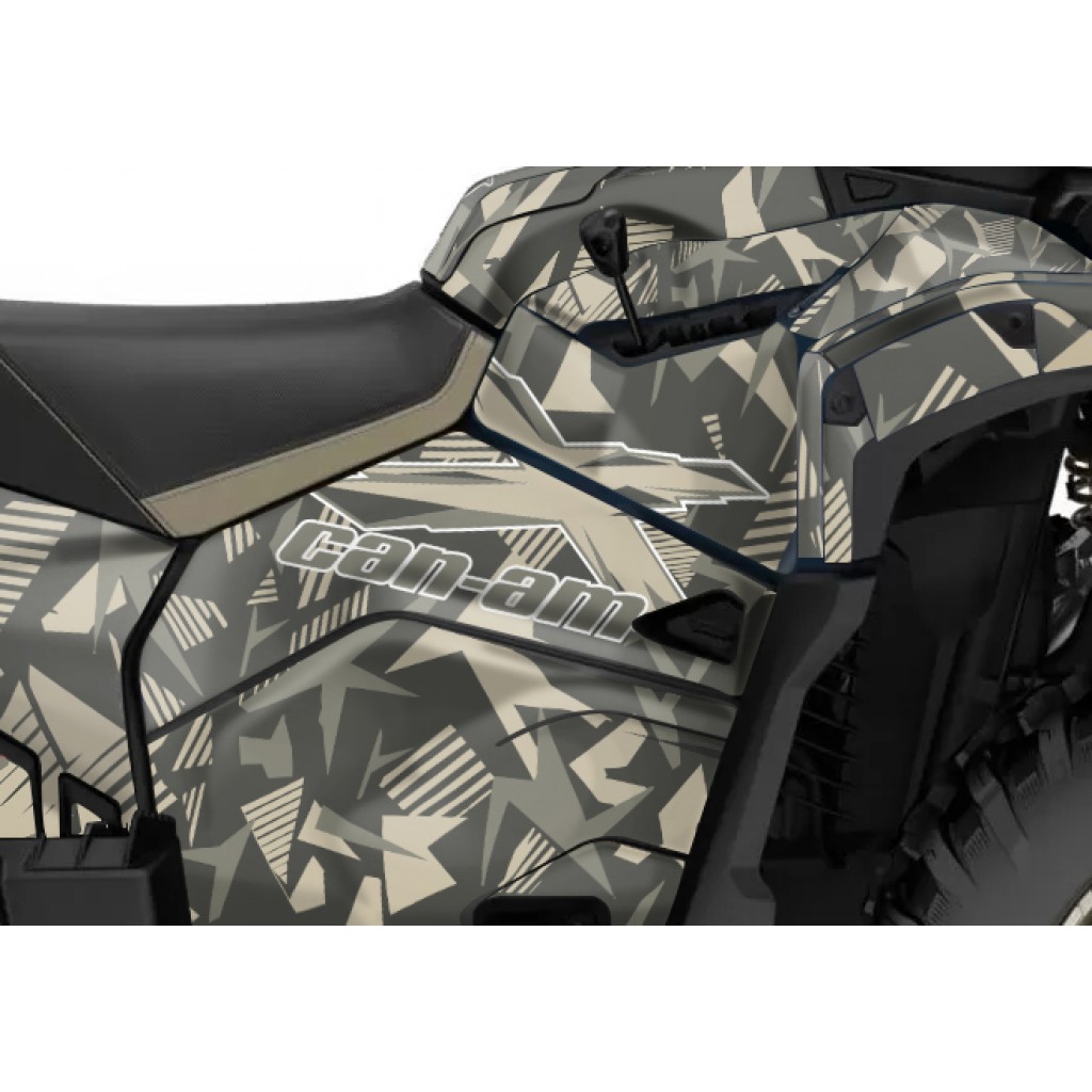 CAN-AM OUTLANDER G3 850 - 1000R -- 2025 GRAPHIC SET - DECAL KIT