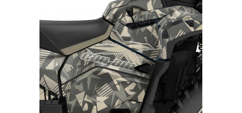 CAN-AM OUTLANDER G3 850 - 1000R -- 2025 GRAPHIC SET - DECAL KIT