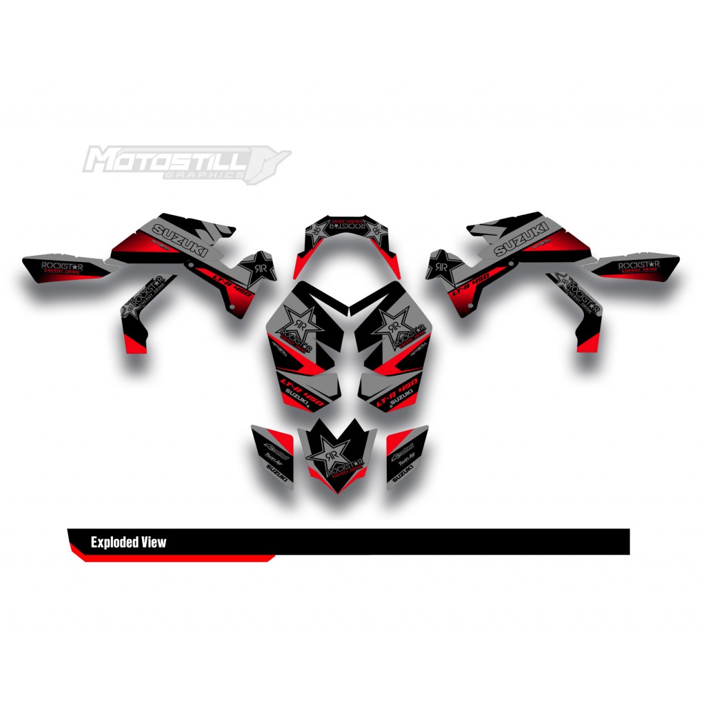 SUZUKI LTR450 GRAPHIC STICKER SET DECAL KIT