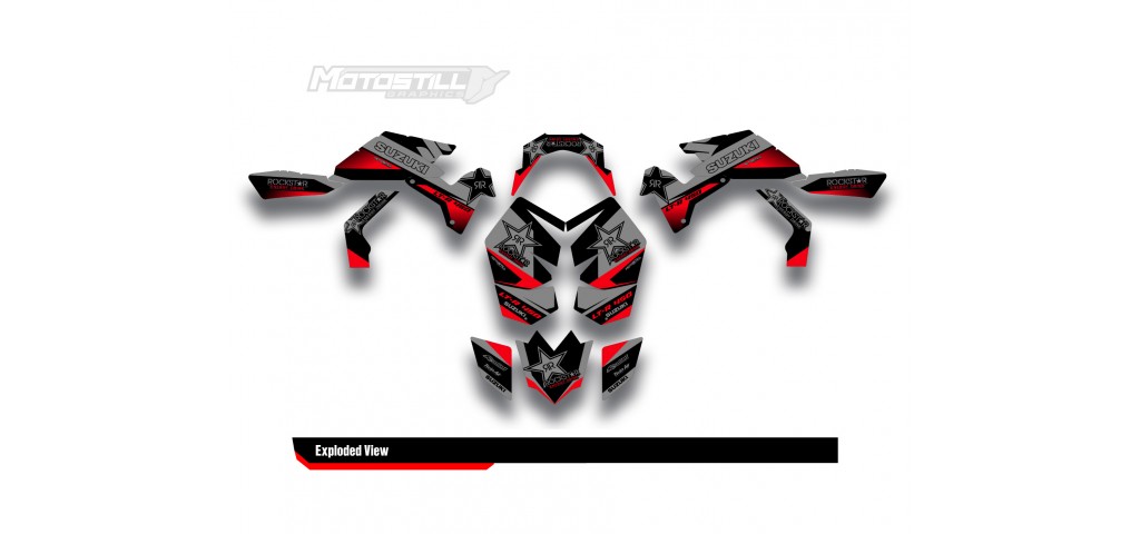 SUZUKI LTR450 GRAPHIC STICKER SET DECAL KIT