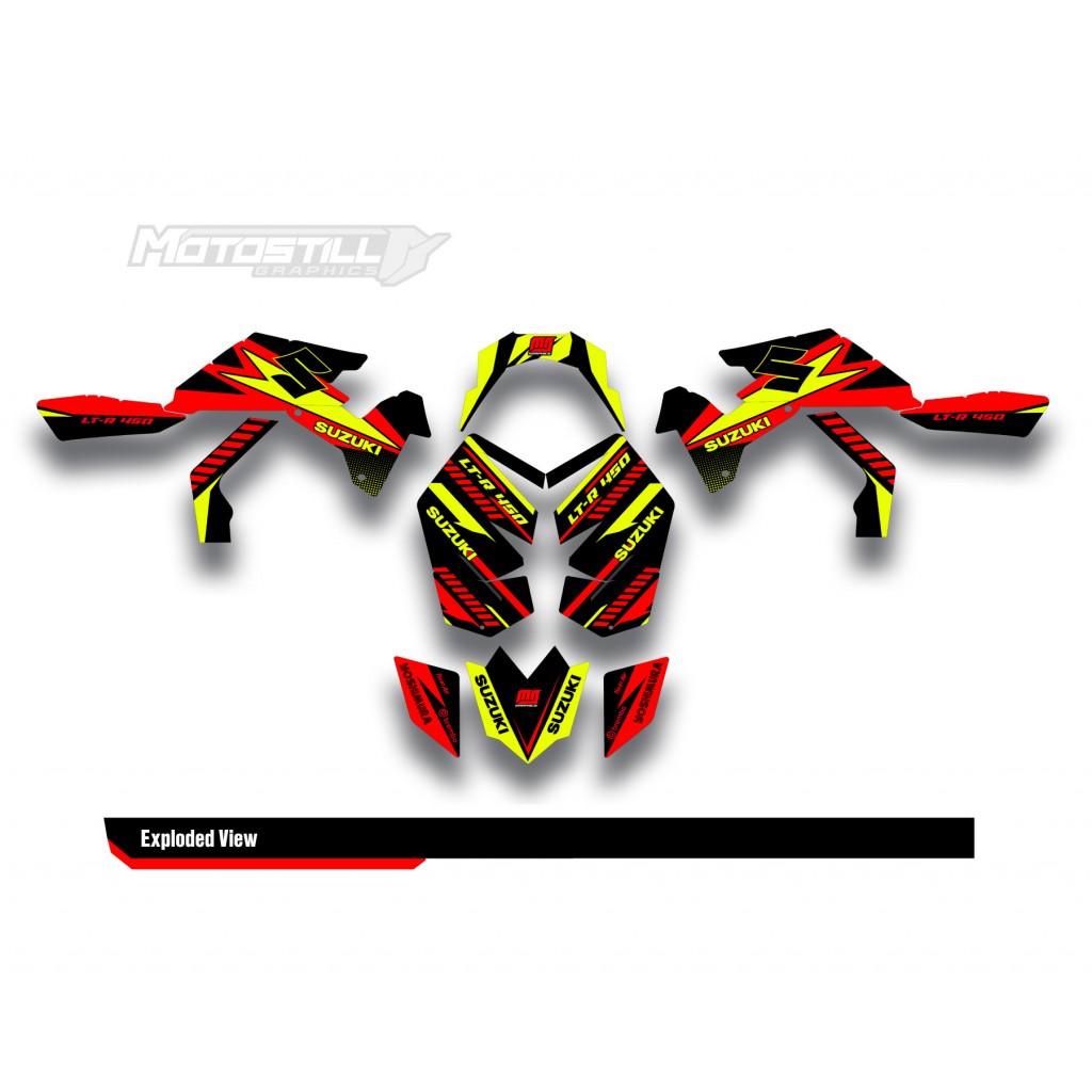 SUZUKI LTR450 GRAPHIC STICKER SET DECAL KIT