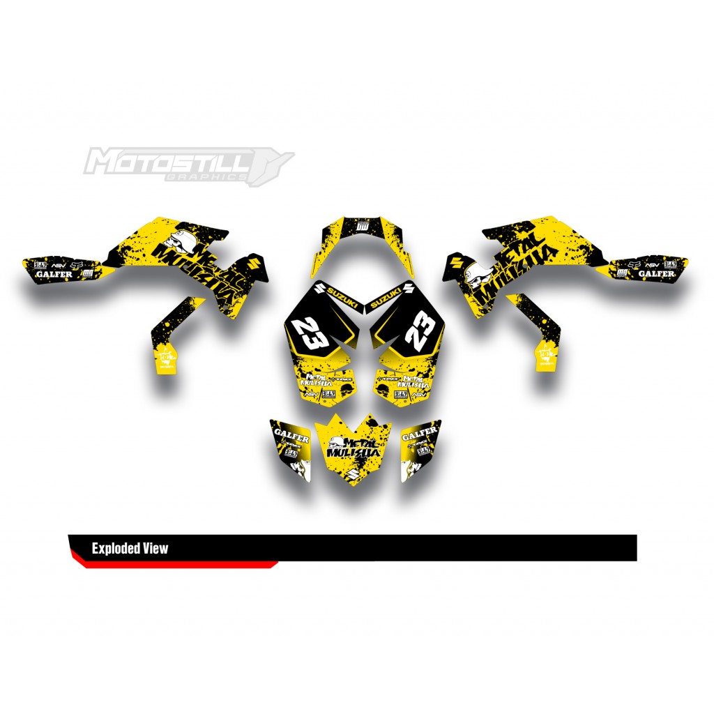 SUZUKI LTR450 GRAPHIC STICKER SET DECAL KIT