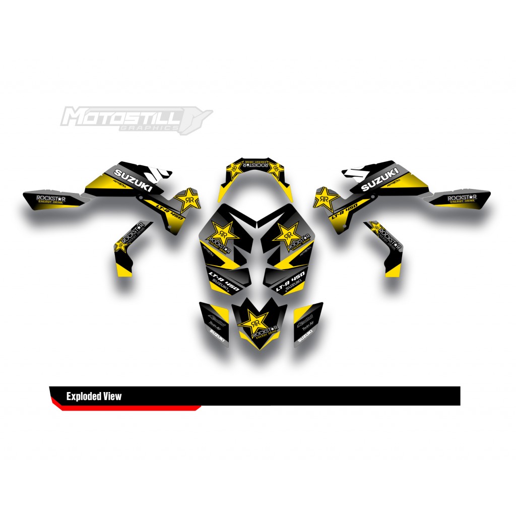 SUZUKI LTR450 GRAPHIC STICKER SET DECAL KIT