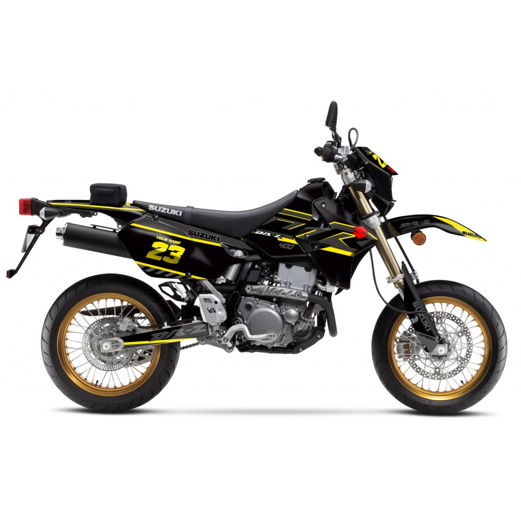 SUZUKI DRZ GRAPHIC STICKER SET DECAL KIT