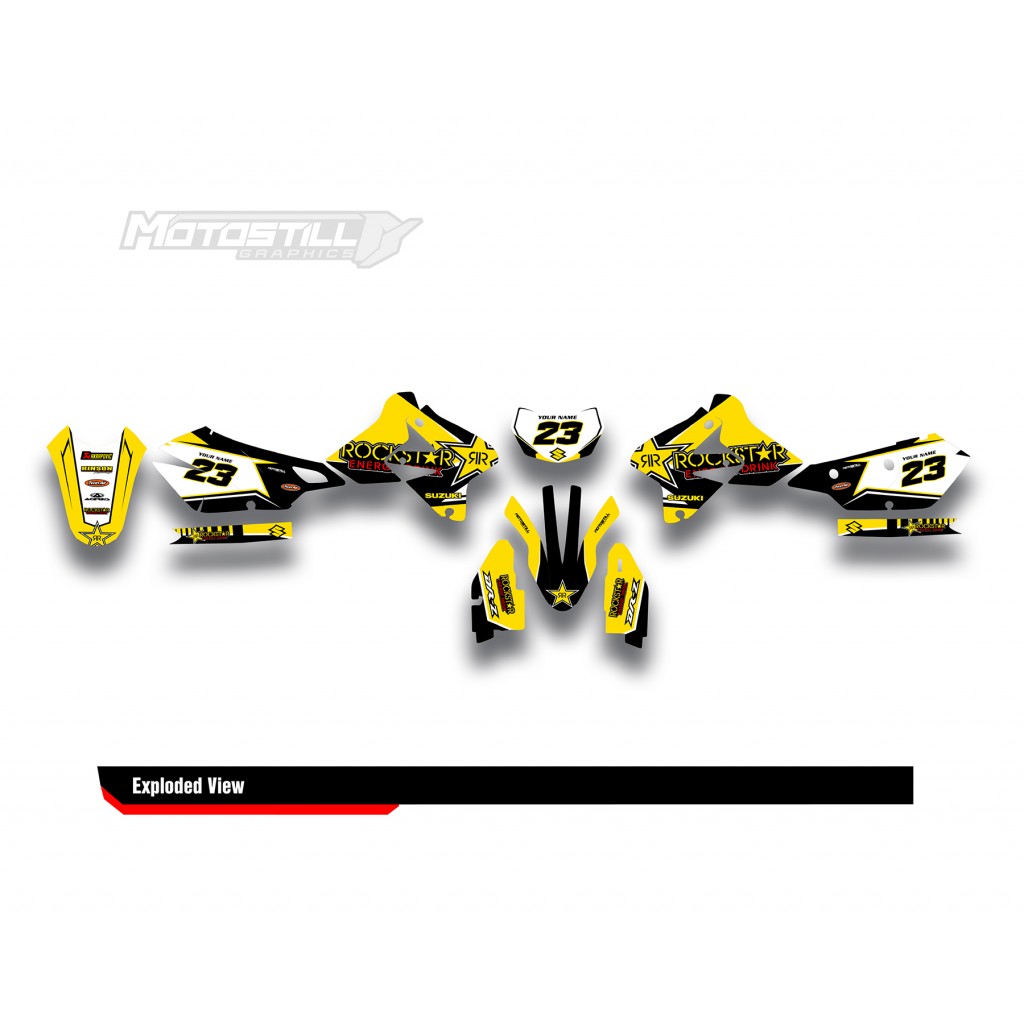 SUZUKI DRZ GRAPHIC STICKER SET DECAL KIT