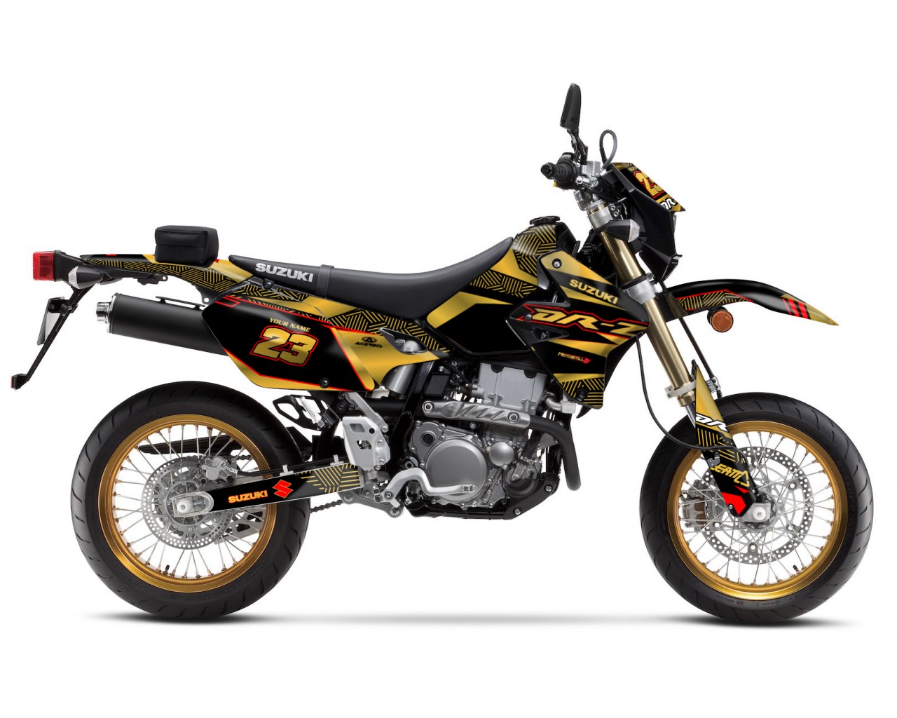 SUZUKI DRZ GRAPHIC STICKER SET DECAL KIT
