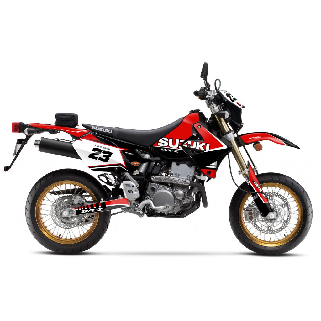 SUZUKI DRZ GRAPHIC STICKER SET DECAL KIT