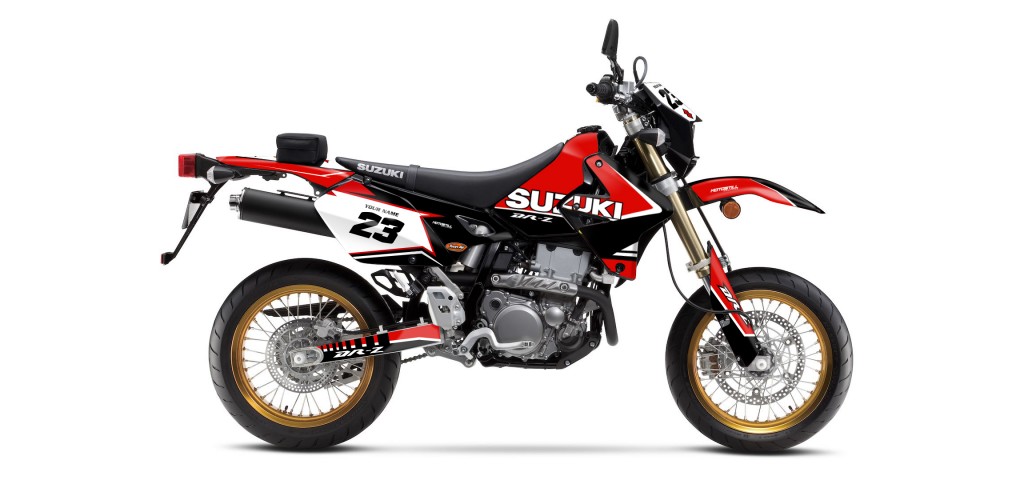 SUZUKI DRZ GRAPHIC STICKER SET DECAL KIT