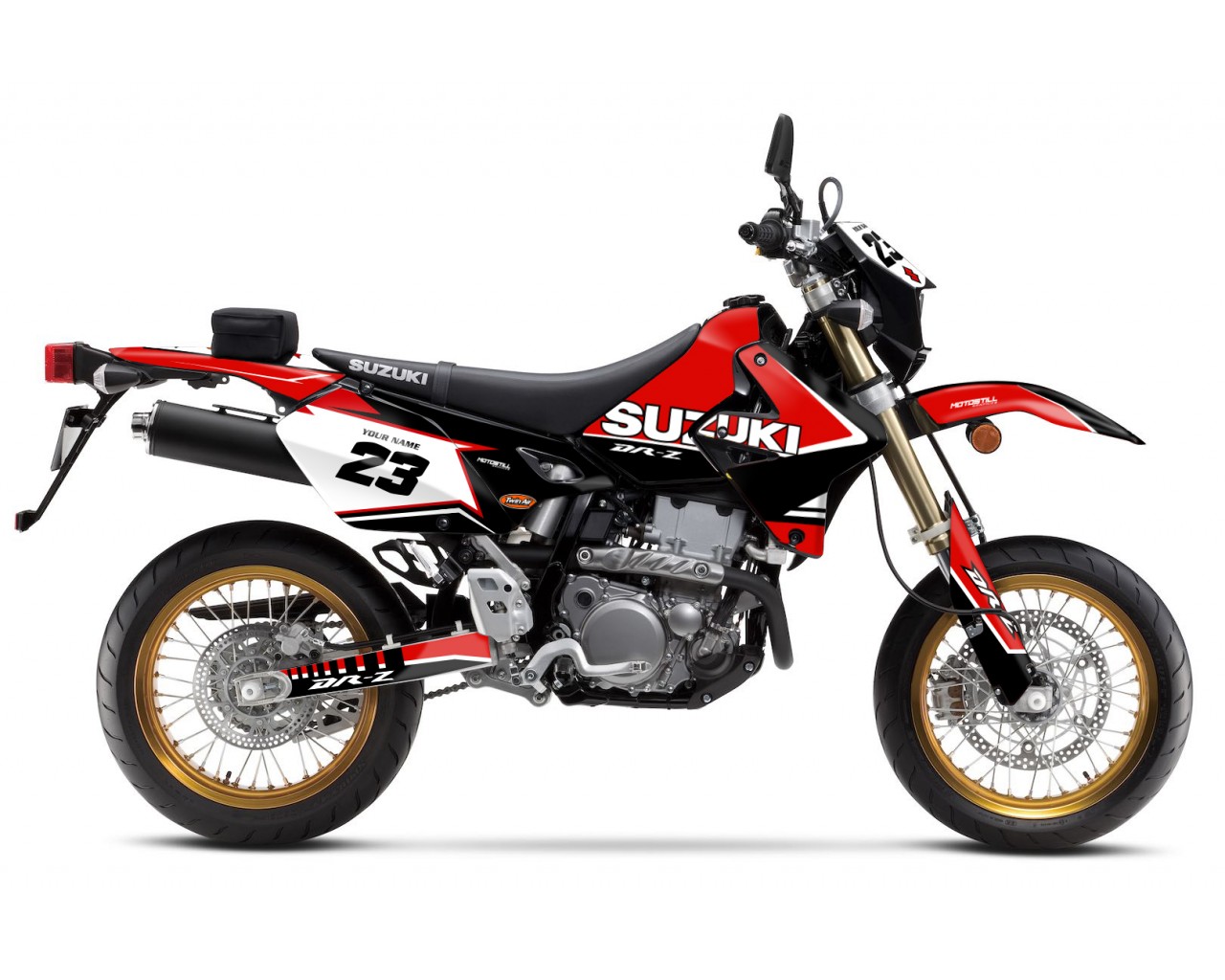 SUZUKI DRZ GRAPHIC STICKER SET DECAL KIT