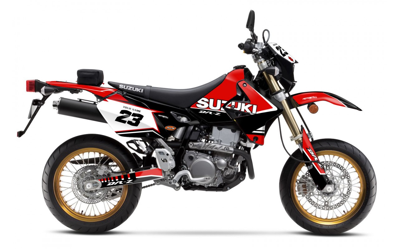 SUZUKI DRZ GRAPHIC STICKER SET DECAL KIT