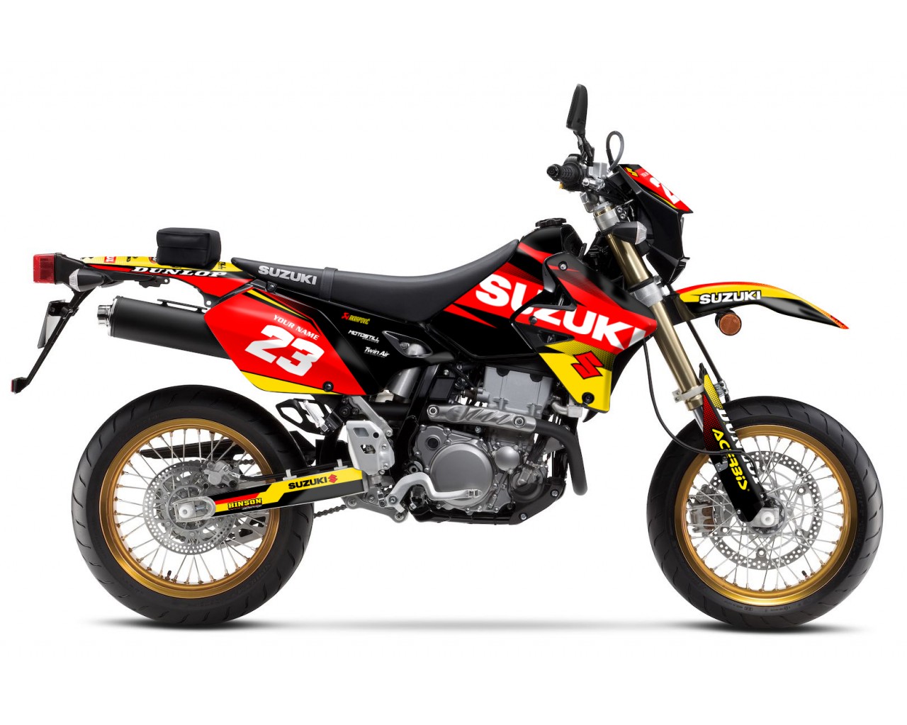 SUZUKI DRZ GRAPHIC STICKER SET DECAL KIT