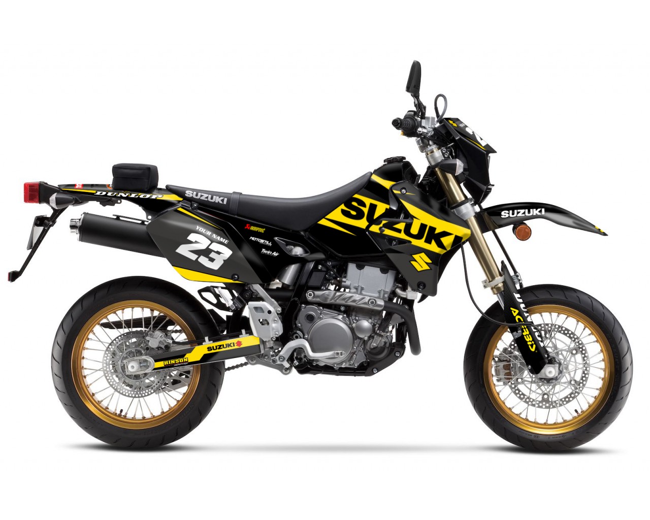 SUZUKI DRZ GRAPHIC STICKER SET DECAL KIT