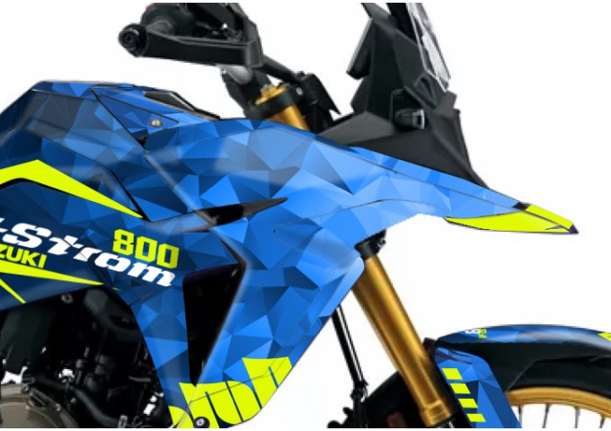 SUZUKI VSTROM 800DE-SE GRAPHIC STICKER SET DECAL KIT