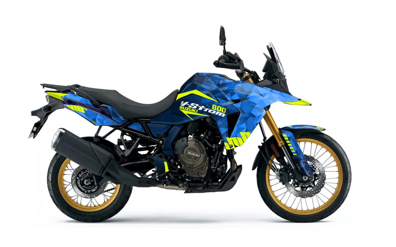 SUZUKI VSTROM 800DE-SE GRAPHIC STICKER SET DECAL KIT