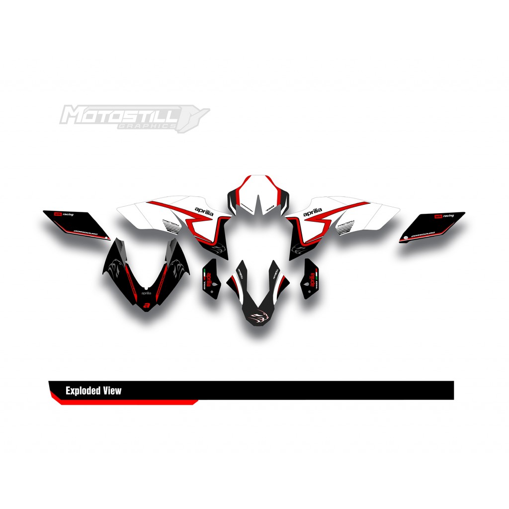 APRILIA DORSODURO 750 GRAPHIC SET - DECAL KIT