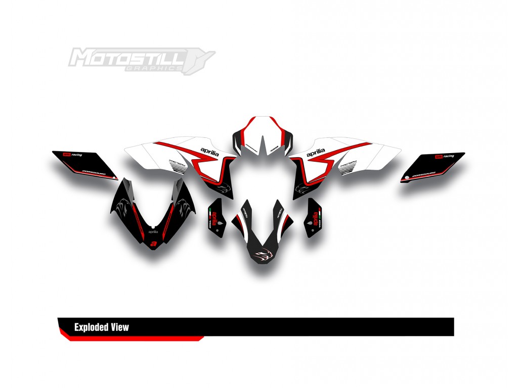 APRILIA DORSODURO 750 GRAPHIC SET - DECAL KIT