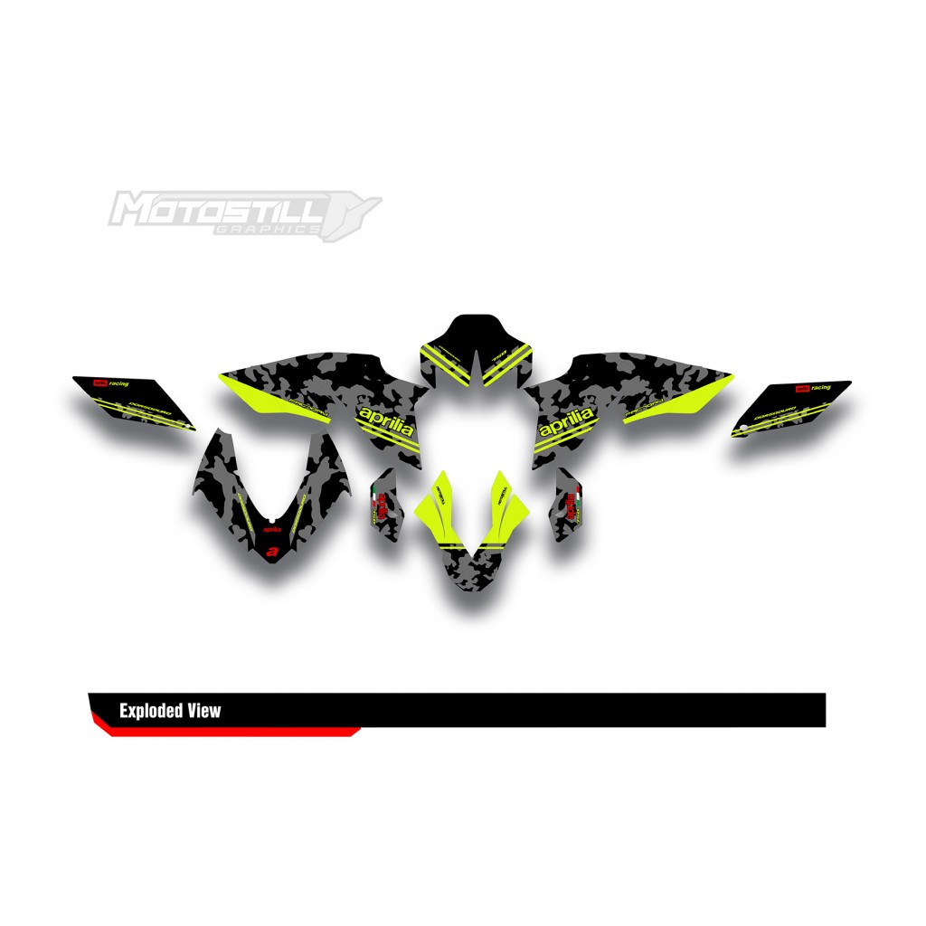 APRILIA DORSODURO 750 GRAPHIC SET - DECAL KIT