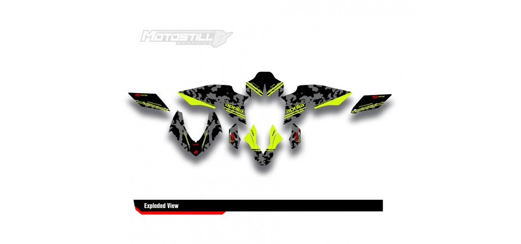 APRILIA DORSODURO 750 GRAPHIC SET - DECAL KIT