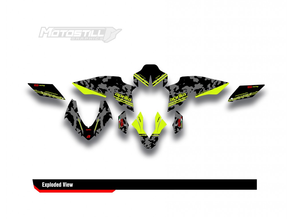 APRILIA DORSODURO 750 GRAPHIC SET - DECAL KIT