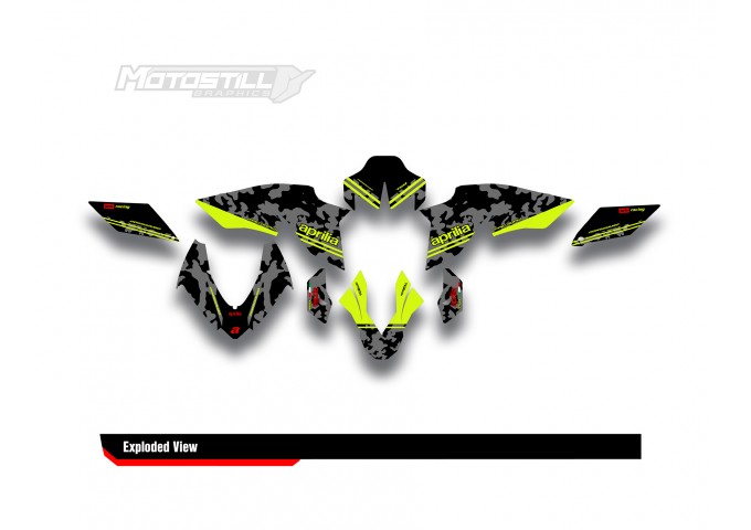 APRILIA DORSODURO 750 GRAPHIC SET - DECAL KIT