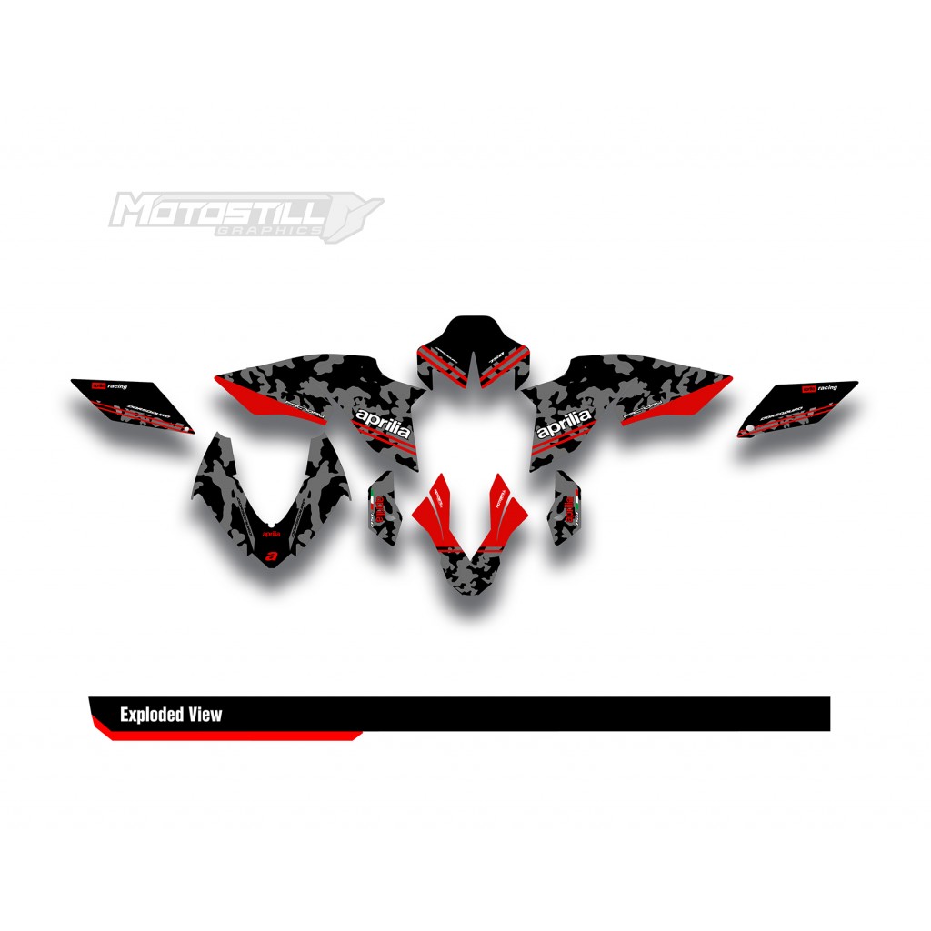 APRILIA DORSODURO 750 GRAPHIC SET - DECAL KIT