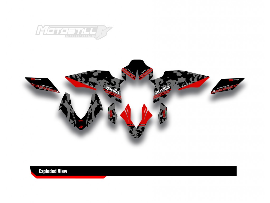 APRILIA DORSODURO 750 GRAPHIC SET - DECAL KIT