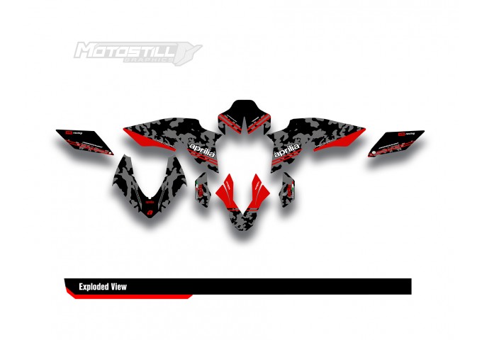 APRILIA DORSODURO 750 GRAPHIC SET - DECAL KIT