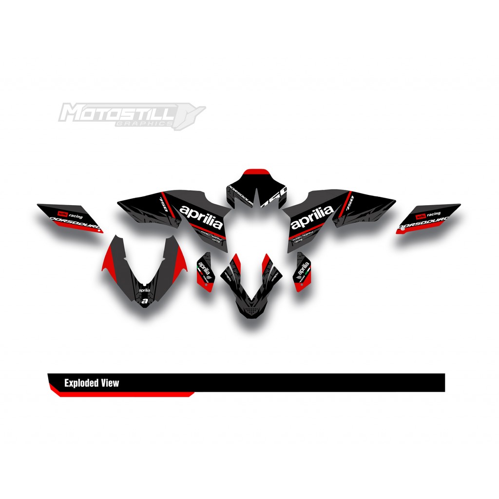 APRILIA DORSODURO 750 GRAPHIC SET - DECAL KIT