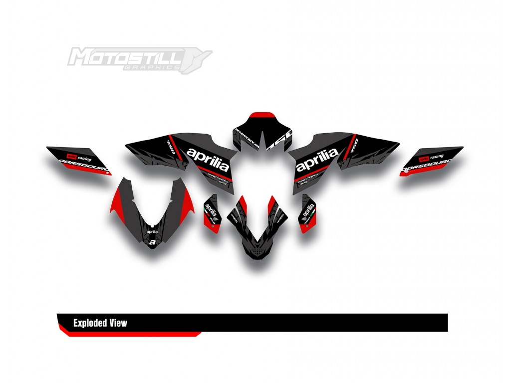 APRILIA DORSODURO 750 GRAPHIC SET - DECAL KIT