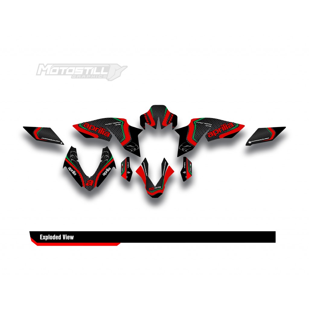 APRILIA DORSODURO 750 GRAPHIC SET - DECAL KIT