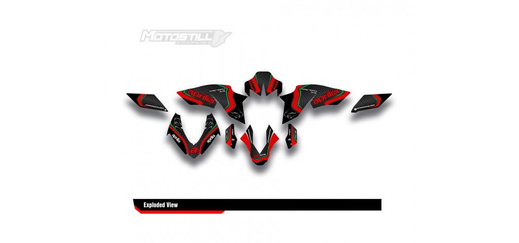 APRILIA DORSODURO 750 GRAPHIC SET - DECAL KIT
