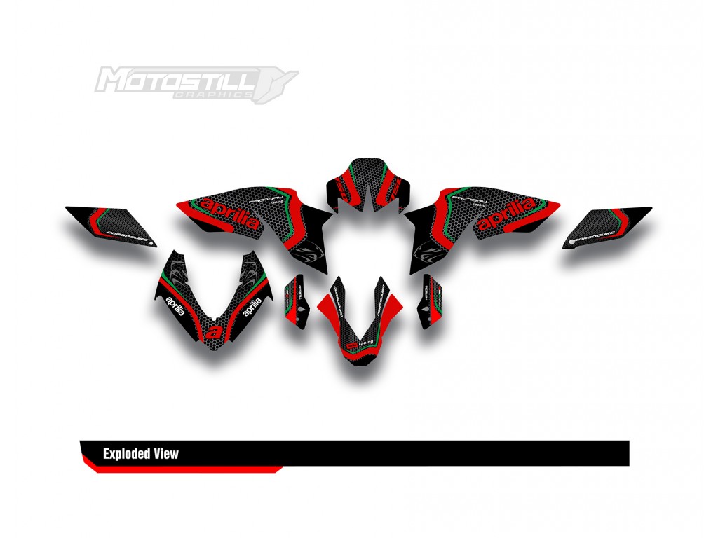 APRILIA DORSODURO 750 GRAPHIC SET - DECAL KIT