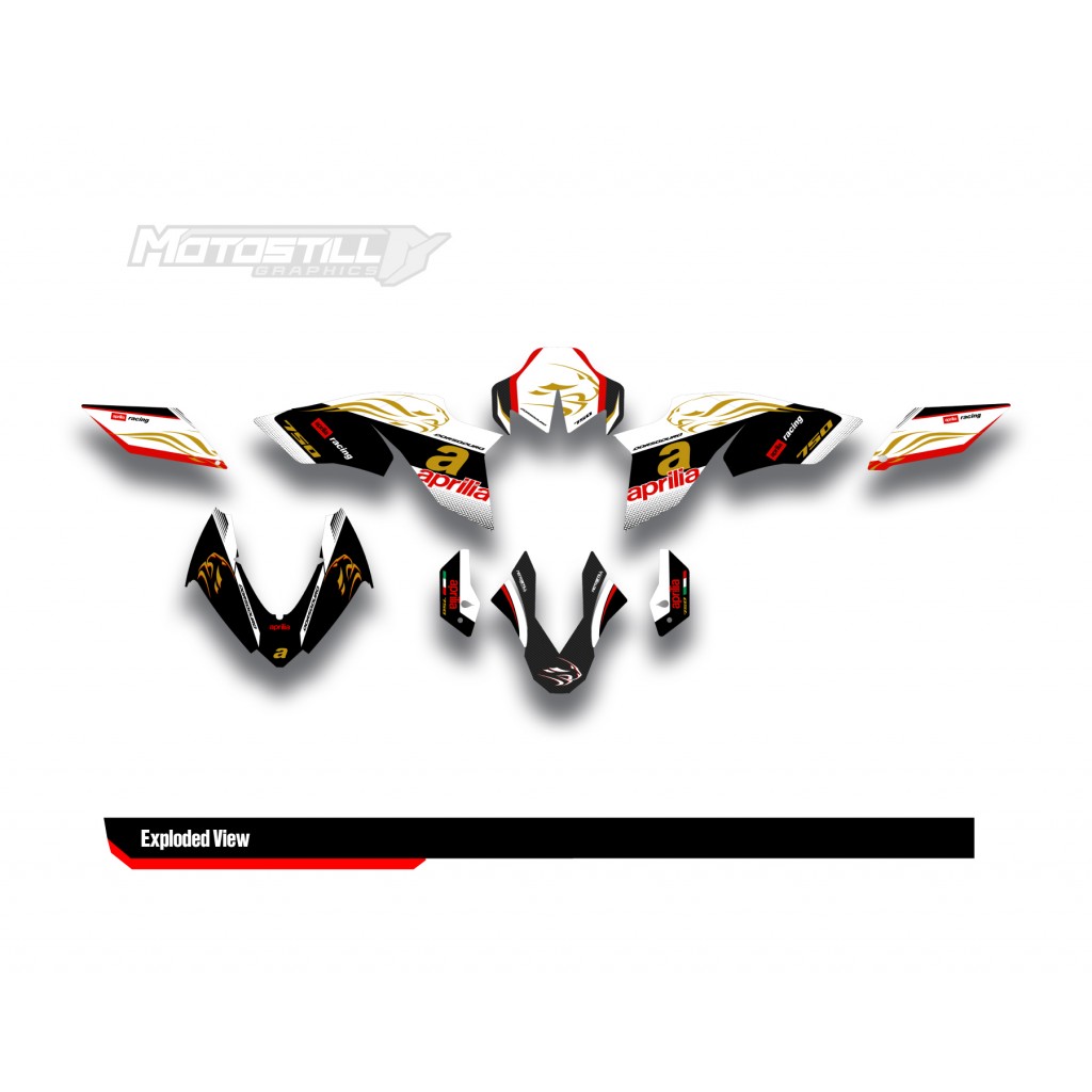 APRILIA DORSODURO 750 GRAPHIC SET - DECAL KIT
