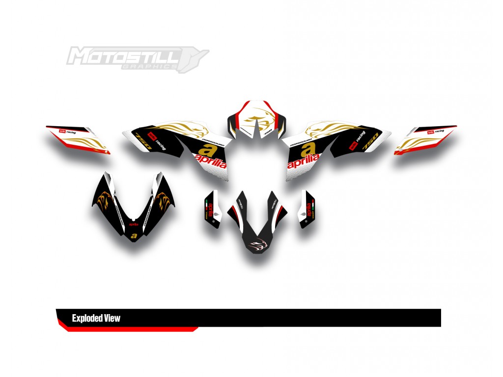 APRILIA DORSODURO 750 GRAPHIC SET - DECAL KIT
