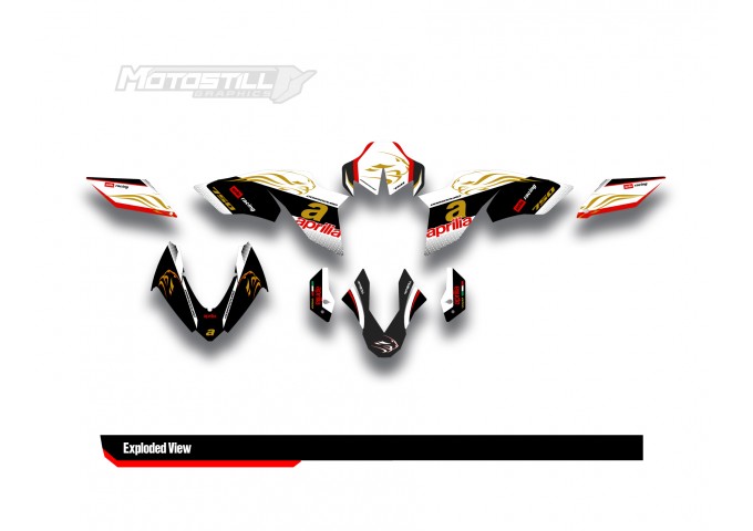 APRILIA DORSODURO 750 GRAPHIC SET - DECAL KIT