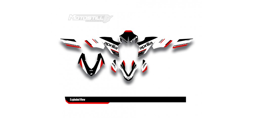 APRILIA DORSODURO 750 GRAPHIC SET - DECAL KIT