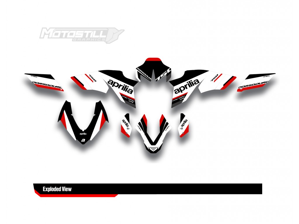 APRILIA DORSODURO 750 GRAPHIC SET - DECAL KIT